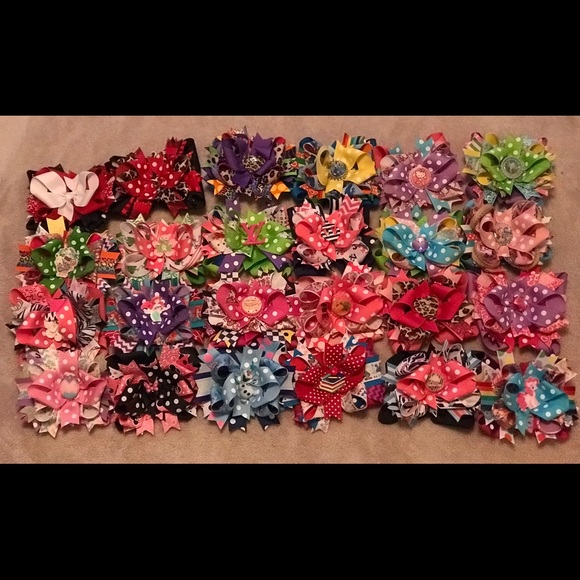 Girls hair bows